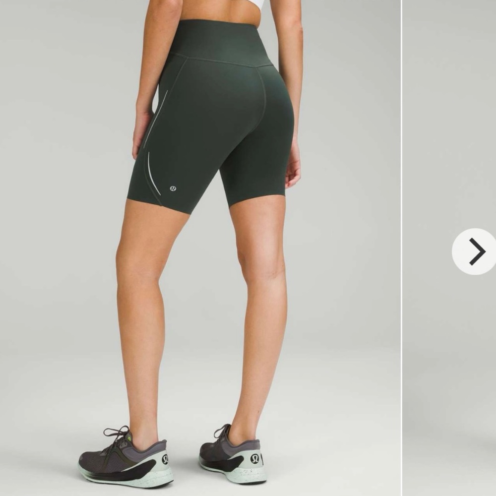 Lululemon Base Pace High Rise Reflective Short 8”